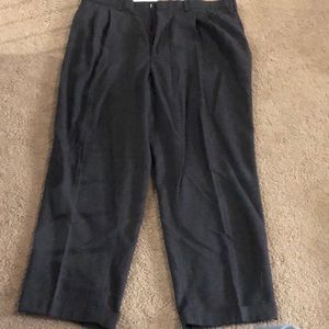 Dark black dress pants 40 x 29 Savane